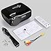 Projector, HAUSBELL 1500ANSI Lumens LED Luminous Efficiency Mini Portable Video Projector for Outdoor Indoor Movie/Home Theater/Game, HDMI VGA USB AV SD Support