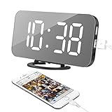 Alarm Clock, LED Digital Clock with 6.5