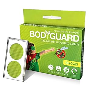 Bodyguard Natural Anti Mosquito Repellent Patches – 12 Patches (Green)