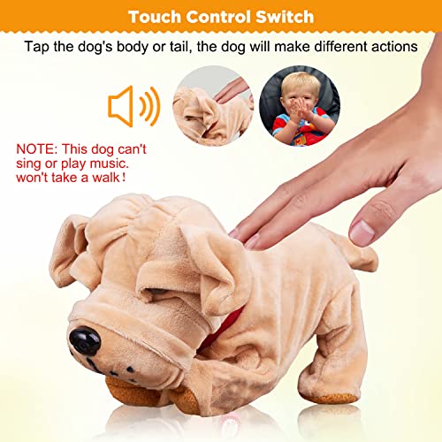 Marsjoy Barking Electronic Toy ,Walking Barking, Wagging Tail