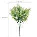 GTIDEA 4PCS Artificial Fake Plants Outdoor Faux Plastic Cedar Shrub Greenery Bushes Home Office Garden Table Centerpieces Decor
