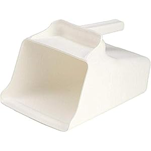 Remco 65505 White Polypropylene Injection Molded Color-Coded Bowl Mega Scoop, 128 oz, 1 Piece
