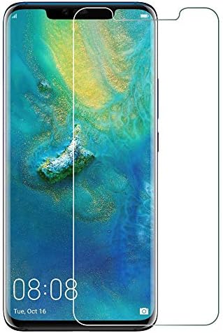 [2 Pack] Huawei Mate 20 Pro Tempered Glass Screen Protector with 2.5D Round Edge Ultra Thin Shatter-Proof and Bubble Free Anti-Scratch