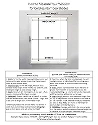 Arlo Blinds Cordless Tuscan Bamboo Roman Shades