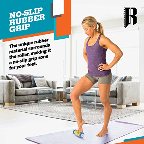 Foot Massage Roller By RIMSports - Ideal Foot Pain Relief Massager -Foot Massager For Heel Spurs - Effective Roller For Feet Roller Massager -Recommended Foot Massager For Runners (Blue) Health & Household, Medical Supplies & Equipment, Braces, Splints & Supports