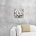 ARTISTIC PATH Floral Canvas Wall Art - White Blooming Flower Picture Artwork Abstract Botanical Prints for Bathroom Bedroom
