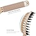 SUPRENT Curved Brush Hair Brush for Hair Drying, Detangling, and Styling, Gold