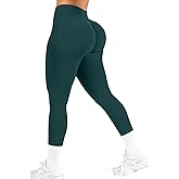 RICH BRIA Scrunch Butt Lifting Leggings for Women Impact Workout Leggings Gym Seamless Mid Low Waist Yoga Pants Tummy Control