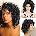 Nadula New Fashion Women's Full Short Curly Wavy Hair Wig Glamour Wig+ Nadula Wig Cap (Curly Black)