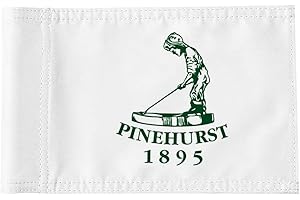 2BUT Pinehurst Golf Club Golf Pin PGA Flag Practic Putting Green Golf Flag For Backyard Garden Double-Sewn 600D Nylon Miniature Pin Flag Regulation Tube Flag(A 8"X6")