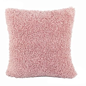 amazing-trading(TM) Weicher Plüsch Sofa Dekor Kissenbezug Kissenüberzüge, Rosa