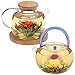 Jasmine Flowering Teas – Fairy Lily and Eternal Love Blooming Tea Flowers – Hand-Tied Flowering Tea Balls - Each Tea Blossom Can Be Used Multiple Times (2-Pack)