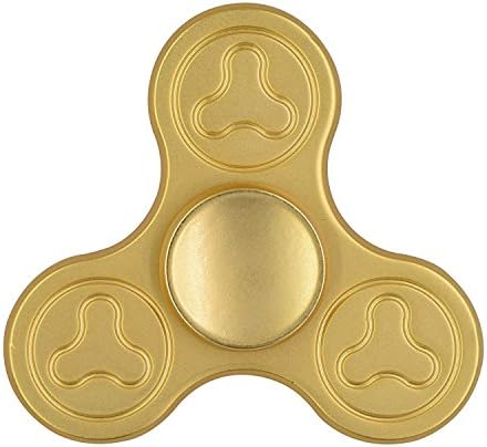 Mbaoluo Spinner Fidget EDC ADHD Focus Toy Ultra Durable High Speed 1-5 Min Spins Precision Kirsite (Gold)