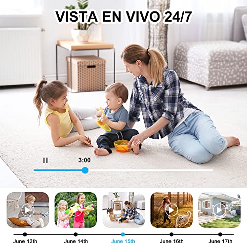 E T EASYTAO | Cámara de Seguridad Exterior WiFi, ICsee O Tris Home App, 2MP Pan&Tilt 360 Grados, Mini PTZ Cámara Inalámbrica Exterior con Visión Nocturna con Audio Bidireccional
