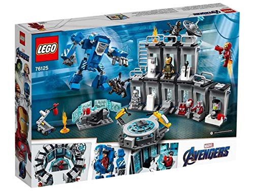 LEGO Marvel Avengers Iron Man Hall of Armor 76125 Building Kit - Marvel Tony Stark Iron Man Suit Action Figures (524 Pieces)