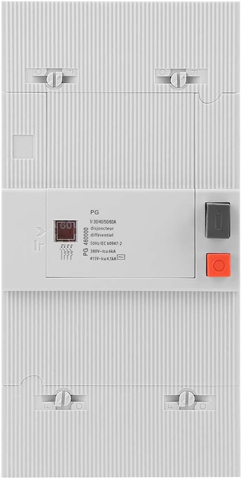 4 Pole Circuit Breaker Switch Three Phase Circuit Breaker Low-voltage Circuit Breaker Protection Air Switch Poles 4-Pole Multiple Protection Switch 30-60A