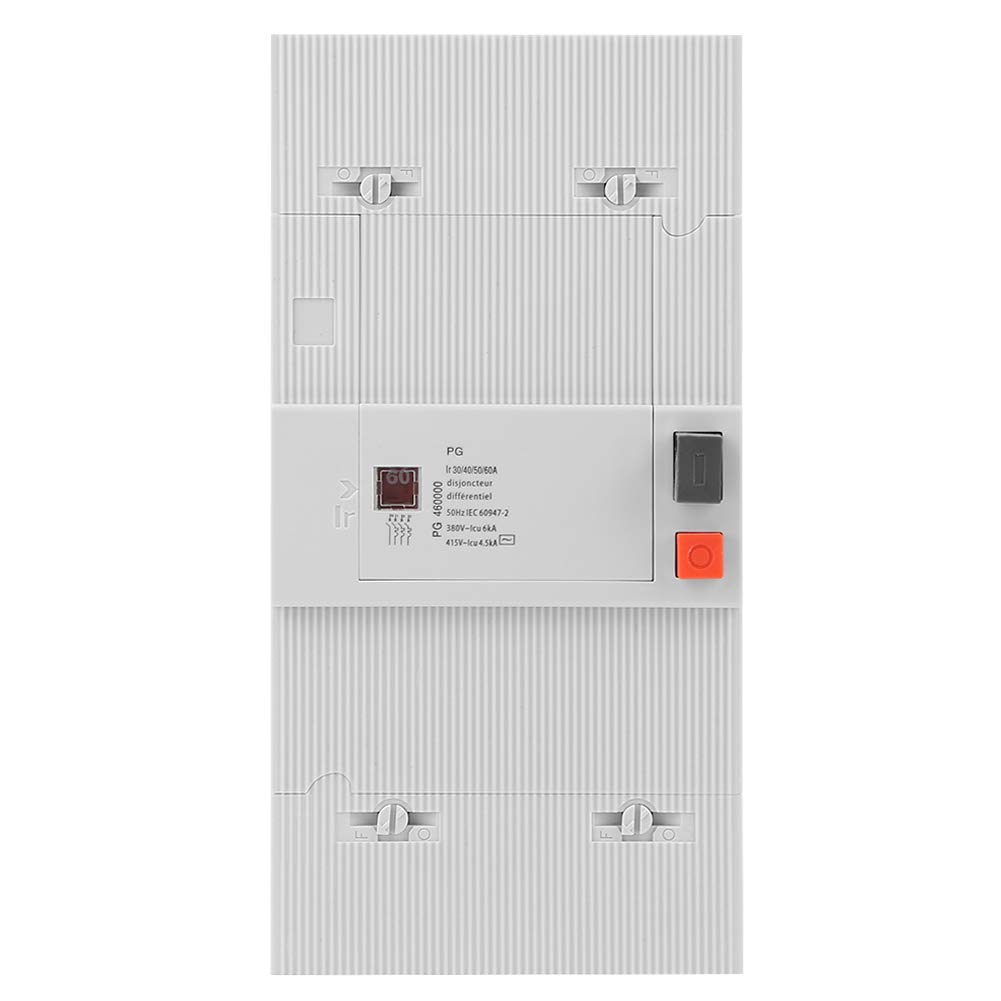 4 Pole Circuit Breaker Switch Three Phase Circuit Breaker Low-voltage Circuit Breaker Protection Air Switch Poles 4-Pole Multiple Protection Switch 30-60A