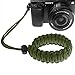 FoRapid Braided 550 Paracord Adjustable Camera Wrist Strap/Bracelet for Mirrorless Compact System DSLR Cameras, Binoculars (Olive Drab)