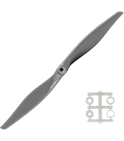 XOAR PJM-E 22x10 Electric RC Airplane Propeller. 22 Inch 2 Blade Black Wood Prop For Electric Motor