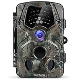 Victure Trail Camera with Night Vision Motion Activated Waterproof 12MP 1080P Game Camera with 120&deg;View for Wildlife and Home Surveillance