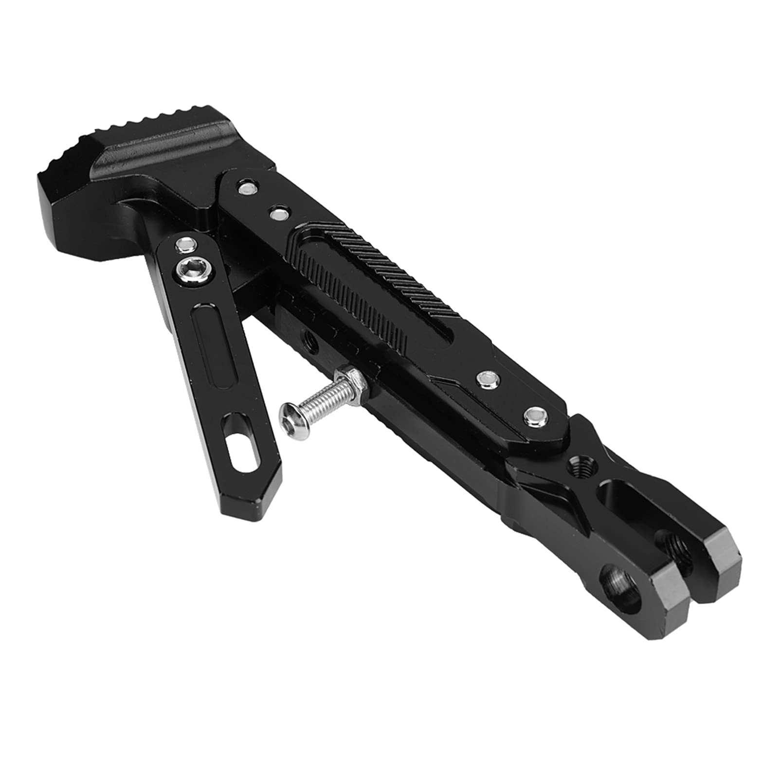 Motorcycle Kickstand Adjustable Tripod Kickstand Foot Side Support Stand + motorcycle kickstand