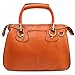 MG Collection Marissa Top Handle Doctor Shoulder Bag, Orange, One Size