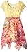 Bonnie Jean Girls' Lace Bodice to Sharkbite Hem Chiffon Dress