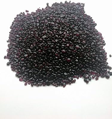 Hengshang Rose red garnet Tumbled Stones Small Chips Healing Gem Reiki Wicca Crystal Stones Pieces -To Home Decoration