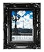 Kiera Grace Virginia Ornate Picture Frame, 5 by 7-Inch, Black