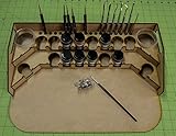 GameCraft Miniatures Painting Station - 34mm for GW, Citadel, Model Master, etc