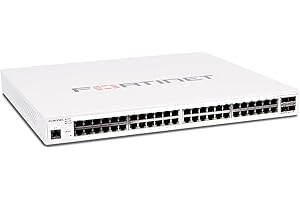 Fortinet FortiSwitch FS-448D-FPOE [448D-FPOE] 48-Port PoE Managed Switch [No License] w/ Dual PSU (Renewed)