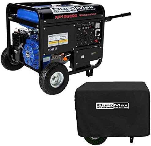 DuroMax XP10000E, 8000 Running Watts/10000 Starting Watts, Gas Powered Portable Generator (NewBundle)