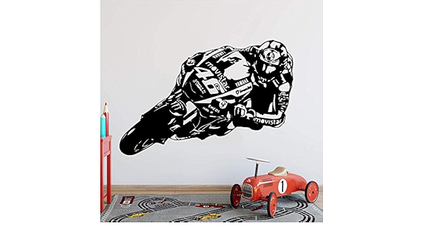 zzlfn3lv Valentino Rossi Moto GP Racing Tatuajes de Pared ...