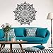 Lotus Mandala Pattern Wall Stickers,Ikevan 22.4