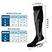 MojaSports Graduated Compression Socks Athletic Medical Sports Stockings