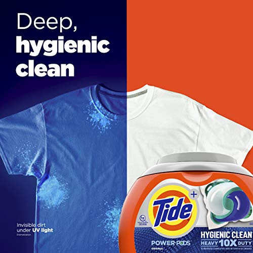 Tide Hygienic Clean Heavy 10x Duty Power PODS Laundry Detergent Soap