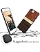 iPhone 8 Plus Case Wood, Unique Plain Color Case Shockproof Hybrid Slim Thin Rubber & Wooden Grain Bumper Protective Cover Case for Apple iPhone 7 Plus / 8 Plus
