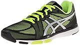 ASICS Men's Gel-Exert TR Training Shoe,Black/Silver/Flash Yellow,10.5 M US