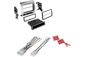 CACHÉ KIT15 Bundle with Car Stereo Installation Kit for Toyota Tacoma 2005 – 2011 in Dash Mounting Kit and Harness for Double Din or Single Din Radio (3 Item)
