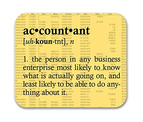 Accountant Definition Funny Mouse Pad