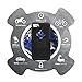 Rokform Rugged Series iPhone 8 Case / iPhone 7 Case Protective magnetic case with twist lock and universal magnetic car mount (Black)