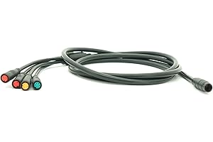 TOMENGBEIAABBCC EBP eBike Waterproof 8 pin 1T4 Main Wiring Harness Cable Julet Type Black