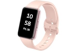 SAMSUNG Galaxy FIT 3 [2024] 1.6" AMOLED Display | 14 Days Battery Life | 100+ Watchfaces | 100+ Exercise Modes | International Model - (Pink)