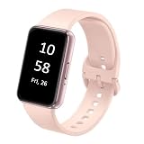 SAMSUNG Galaxy FIT 3 [2024] 1.6" AMOLED Display | 14 Days Battery Life | 100+ Watchfaces | 100+ Exercise Modes | International Model - (Pink)