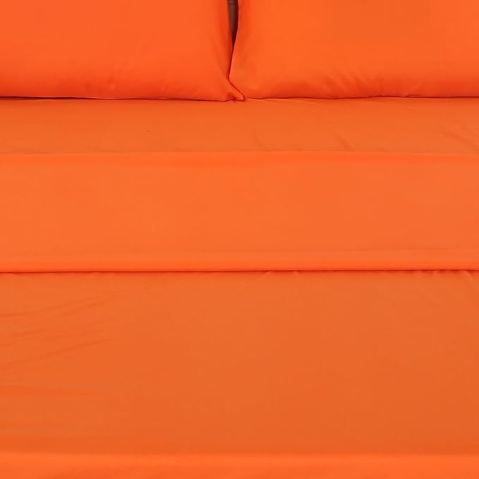 Glamptex Essentials Flat Sheet Poly Cotton Single, Double, King, Super King Flat Bed Sheet (King