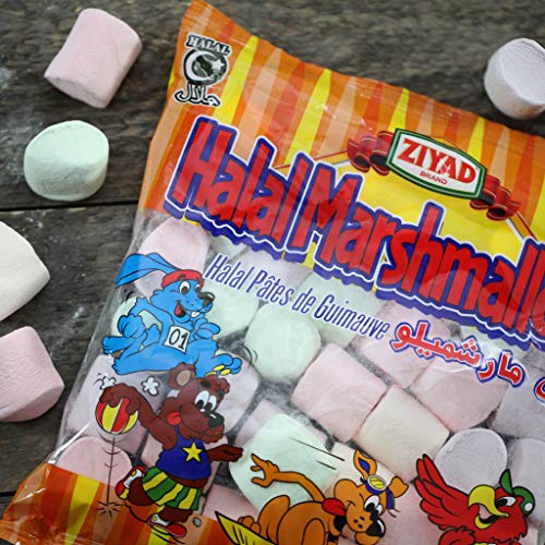 Ziyad Gourmet Halal, Multicolored Large Marshmallows, Fruity, Pork