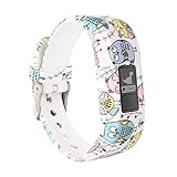 BeneStellar 12 Colors for Garmin Vivofit JR Bands With Secure Watch Clasp Silicone Replacement Bands for Garmin Vivofit JR （for Kids） 