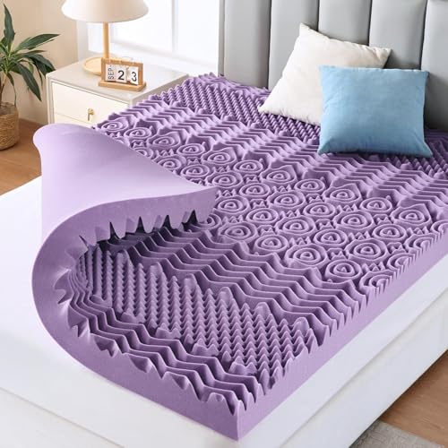 MUXHOMO 7-zone Cal King Mattress Topper