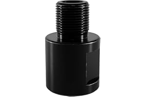 AUGREX 1/2-28 Male to 5/8-24 Female Adapter Steel Converter Fitting