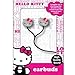 Hello Kitty Bling Earbuds - Silver (HKBL1000)